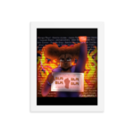 Seize The Moment by Kay Dub C Framed poster