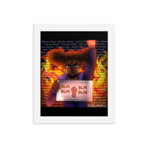 Seize The Moment by Kay Dub C Framed poster