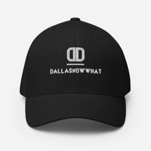 'DallasNowWhat' Logo Structured Twill Cap - Image 3
