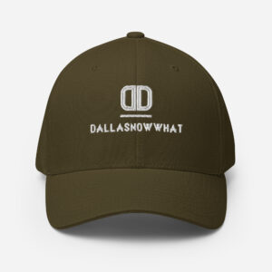 'DallasNowWhat' Logo Structured Twill Cap - Image 6