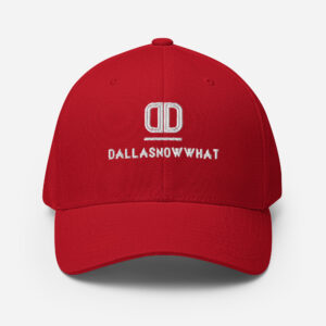 'DallasNowWhat' Logo Structured Twill Cap - Image 5