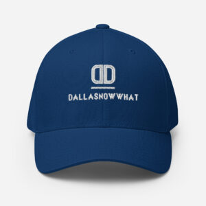 'DallasNowWhat' Logo Structured Twill Cap - Image 4