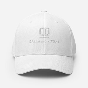 'DallasNowWhat' Logo Structured Twill Cap - Image 11