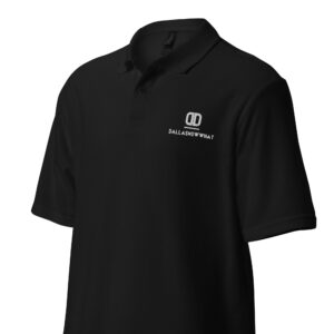 "DallasNowWhat" Unisex Logo polo - Image 2